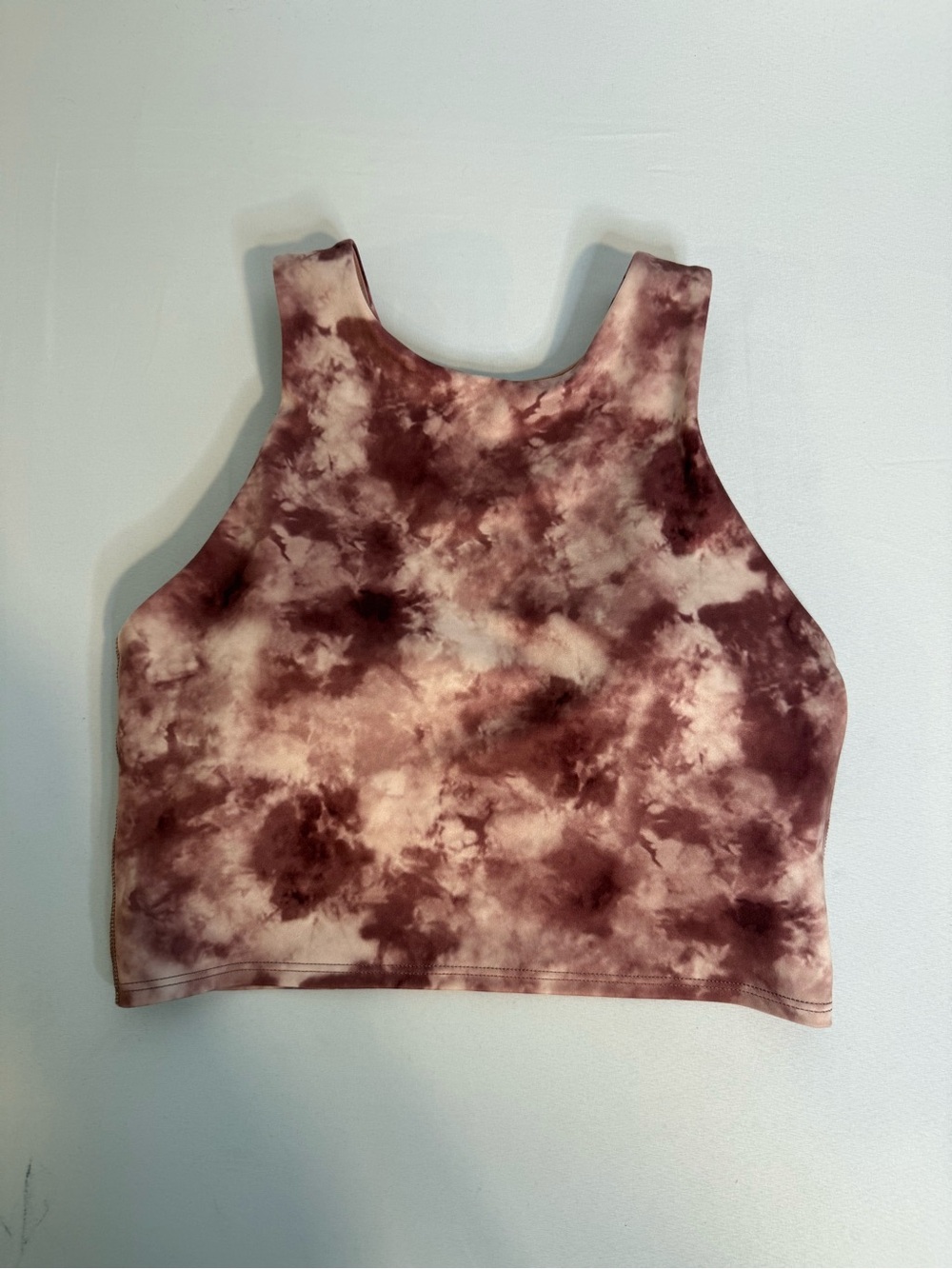 Athleta Reversible Tie Dye Racerback Sports Bra Wireless Medium Support XS